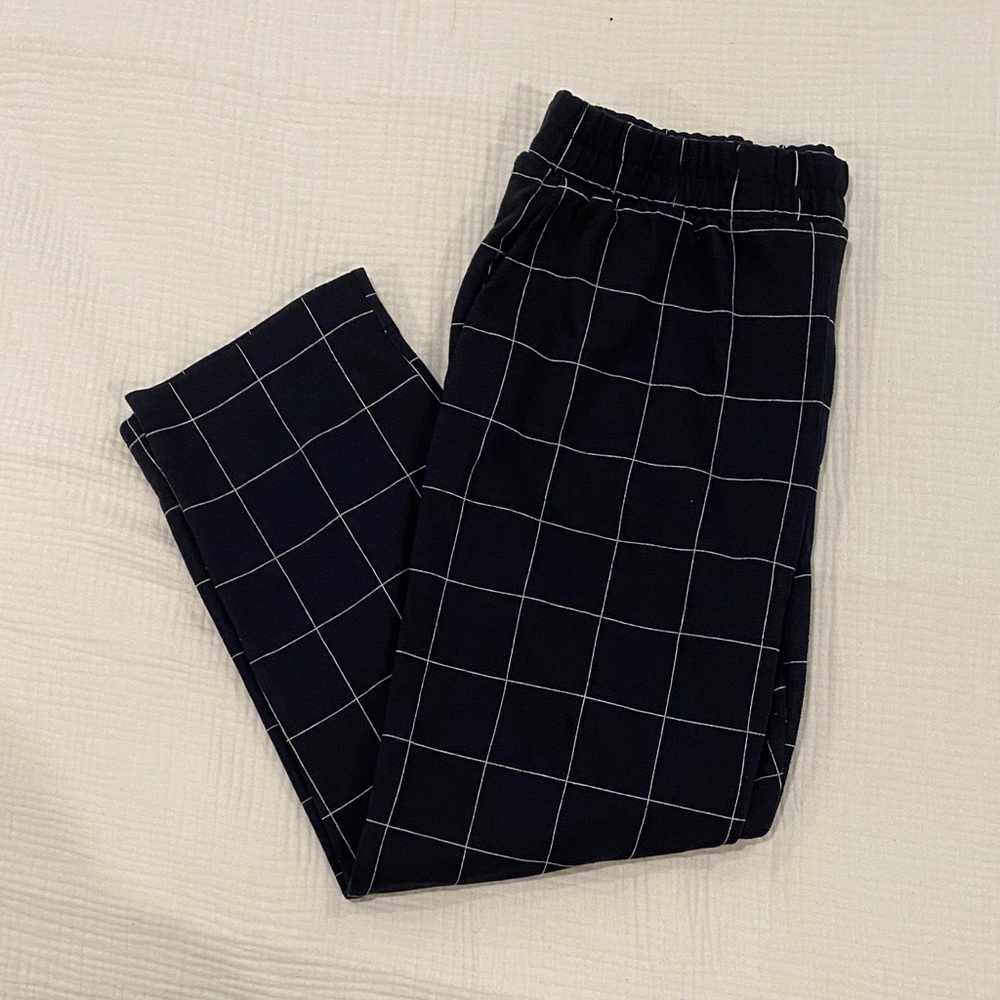 A New Day Navy and White Striped Pants